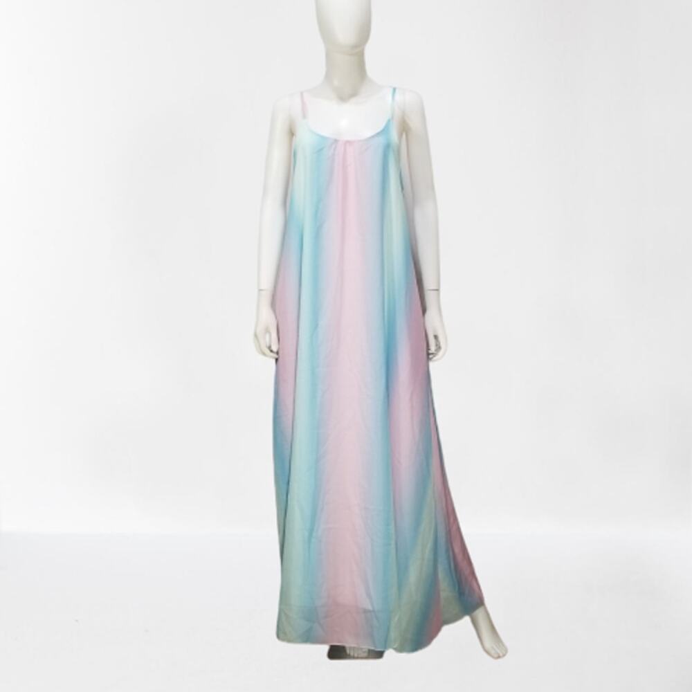 Women's CiChic Cotton Candy Spaghetti Strap Sundress, Size Small, New